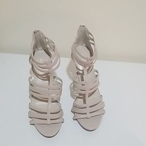 ALDO Nude Strappy Heels